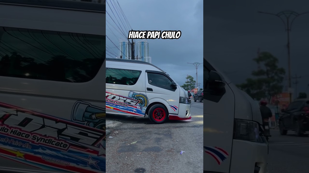 Hiace stututu #hiace #toyotahiace #travel #racing
