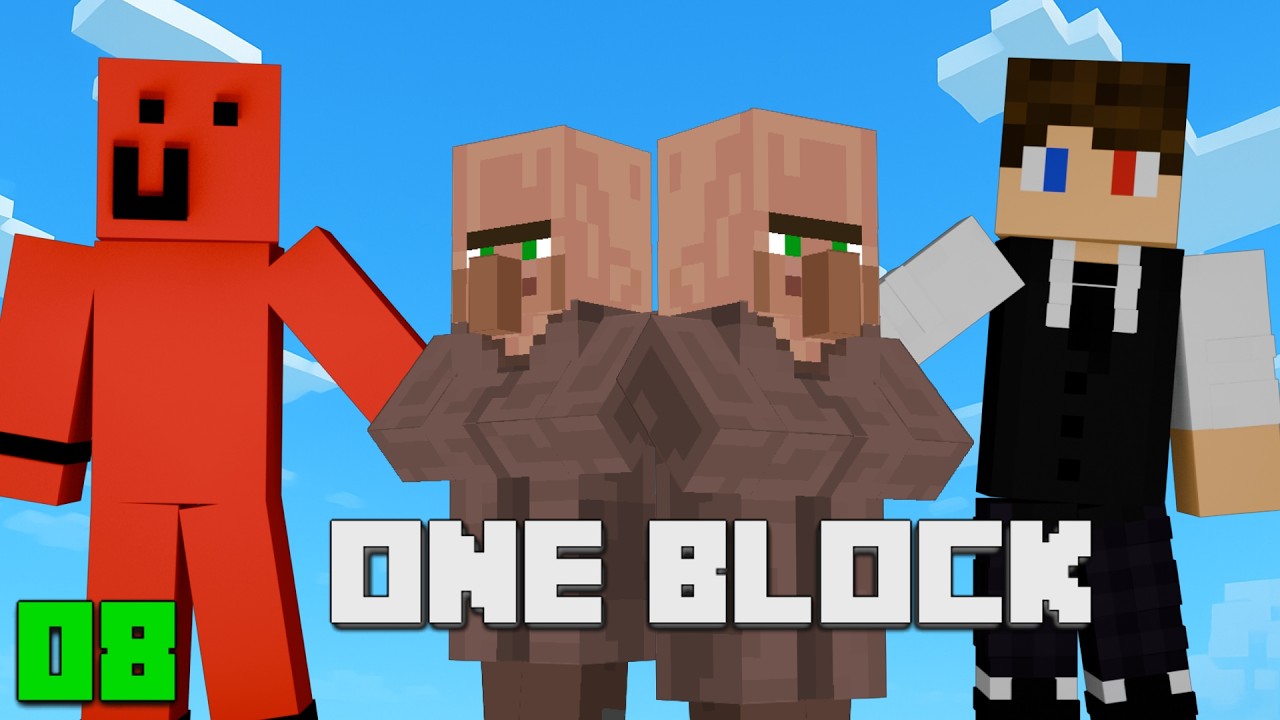 Die ERSTEN VILLAGER!!!  ★ ONE BLOCK #08