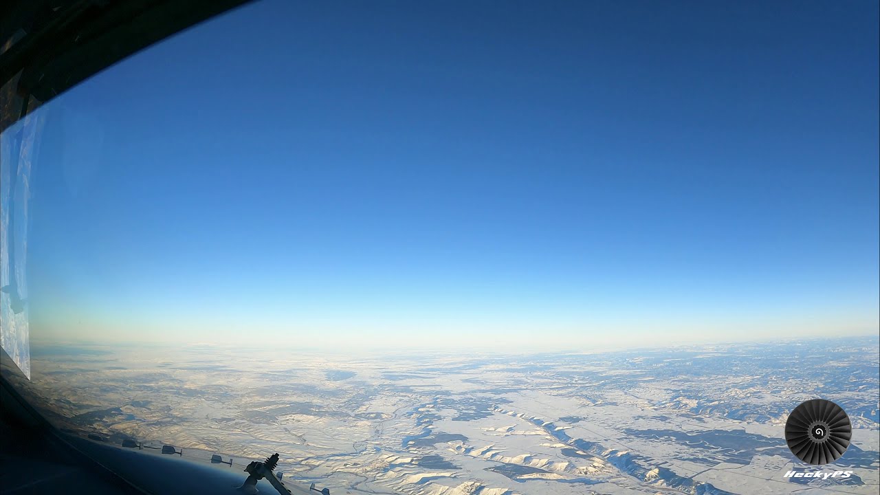 BOEING 737 SALIDA COMPLETA DE MADRID-BARAJAS DESPUÉS DEL TEMPORAL DE NIEVE