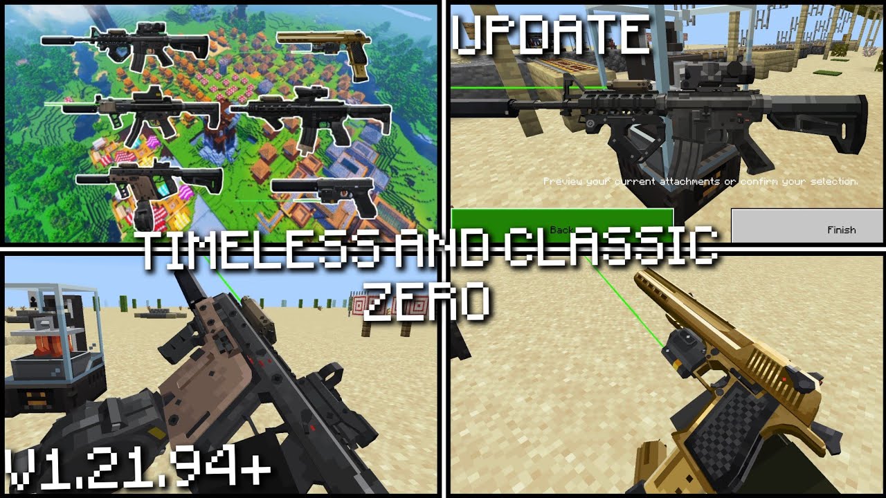 NEW TIMELESS AND CLASSIC ZERO V0.4 GUN MINECRAFT V1.21.94+