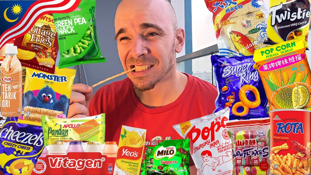 Foreigners try Malaysian snacks for the first time! (funny reaction) 🤣🇲🇾