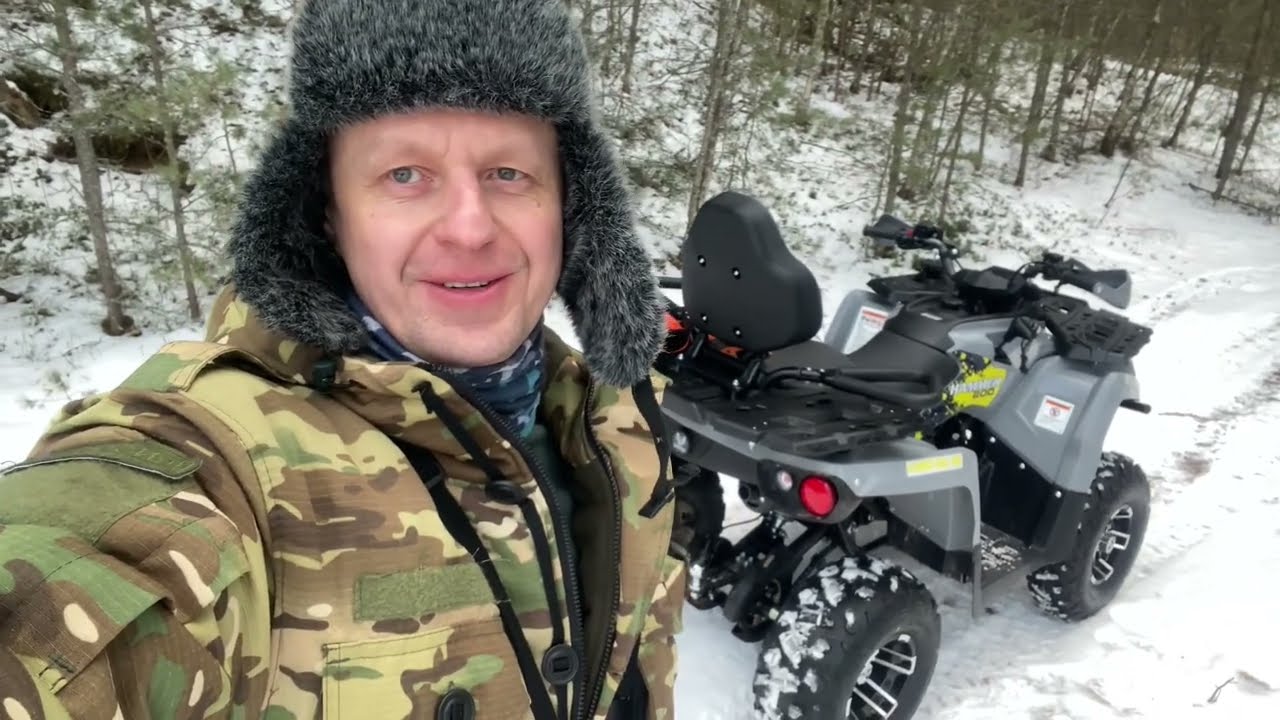 Холодный запуск в минус 4. Какие недочеты после 200 км. Квадроцикл Mikilon L200 Premium
