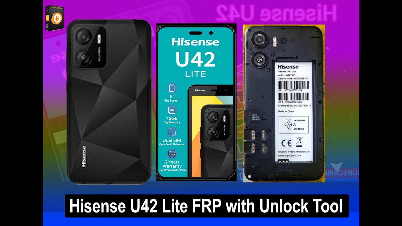 Hisense U42 Lite FRP with Unlock tool no Model in list