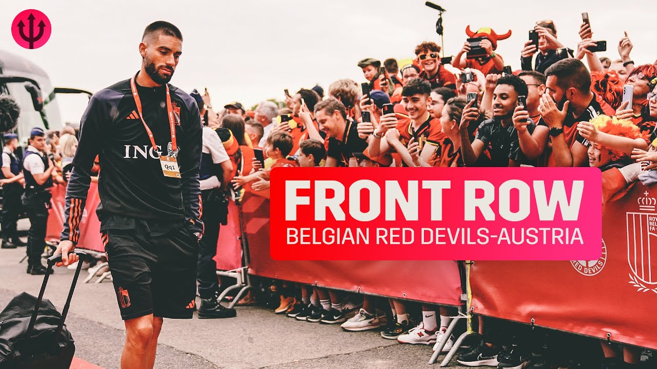 Front row at #BELAUT | #REDDEVILS