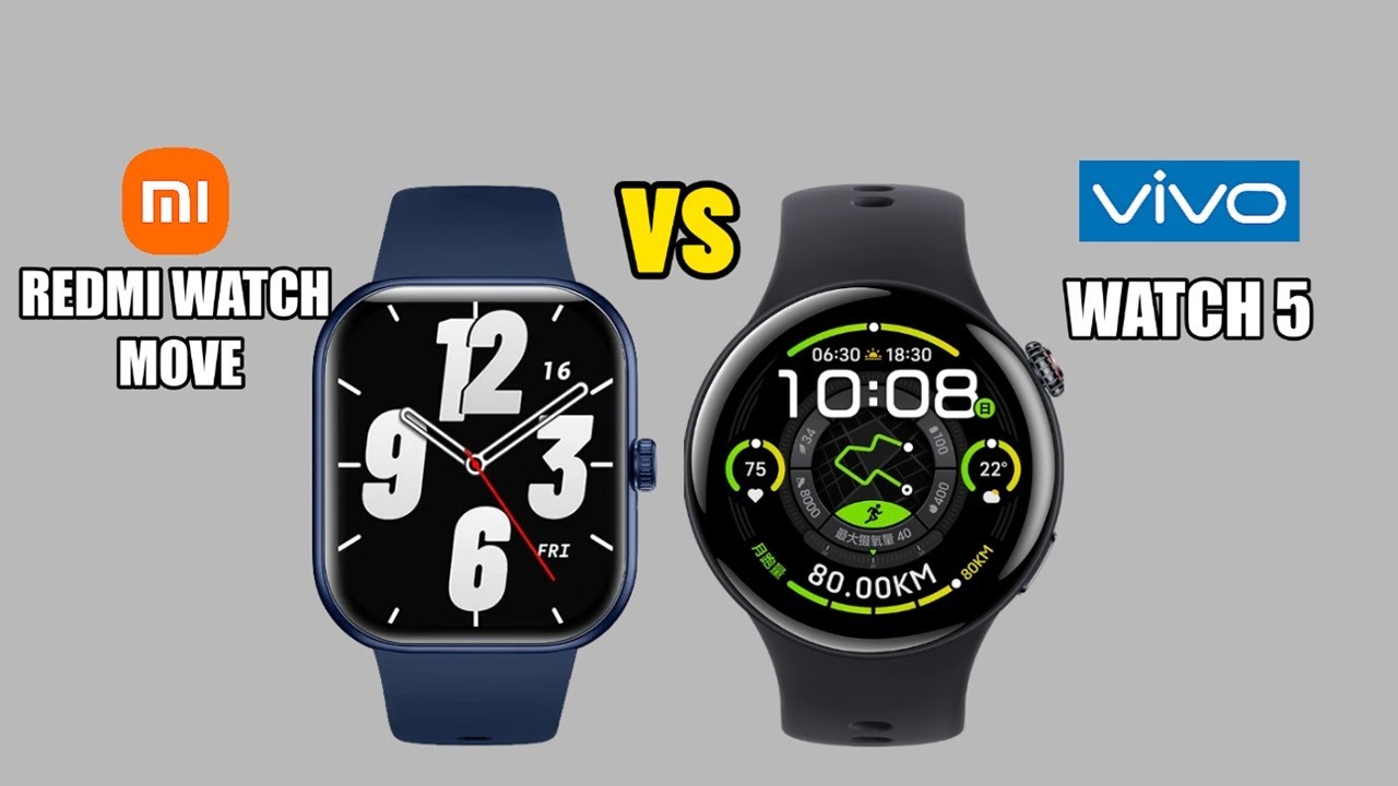 Redmi Watch Move VS Vivo watch 5