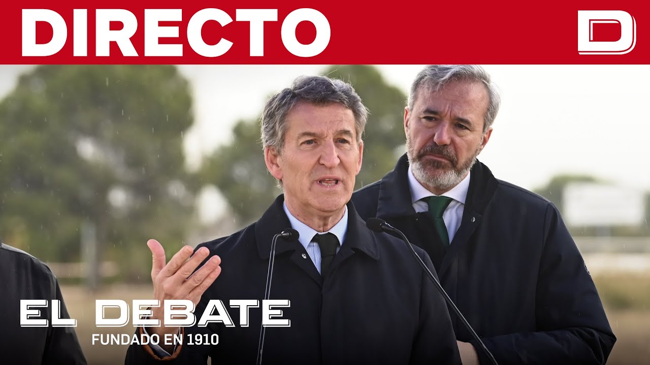 DIRECTO | Núñez Feijóo y Ana Alós comparecen ante los medios en Binéfar (Huesca)