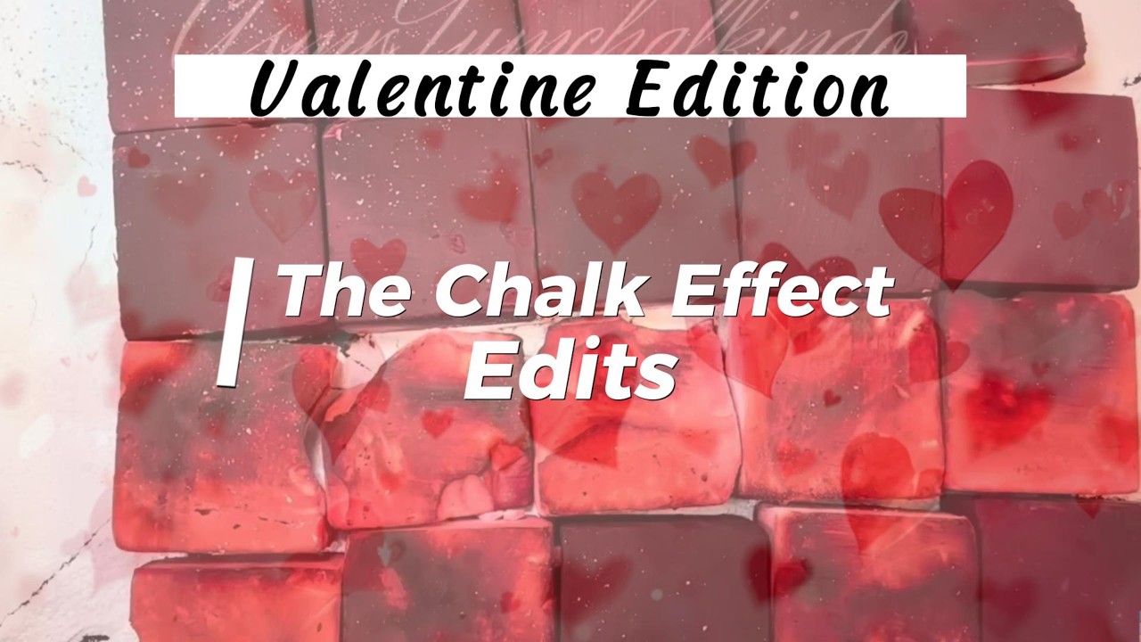 Red Gym Chalk Crush Compilation ❤️ | Valentine ASMR