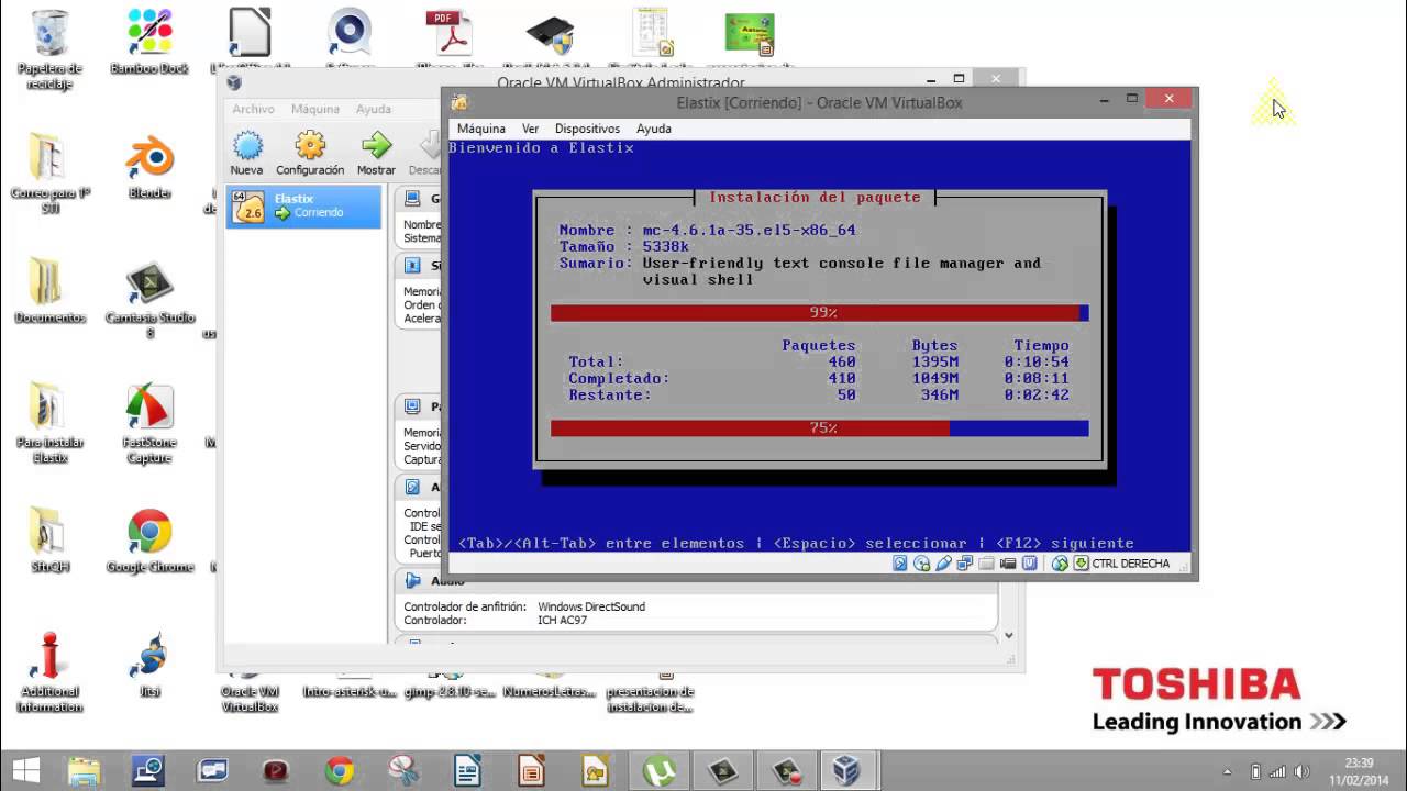 Como instalar Elastix en una Máquina Virtual