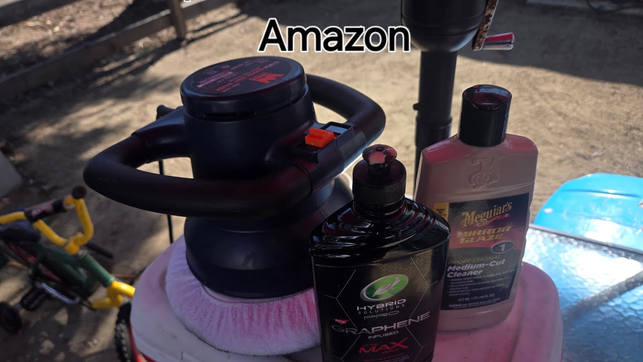WEN 10PCM 10 inch Polisher kit & Turtle 🐢 WAX Graphene $ Meguiars Medium Cut all for $69 off Amazon