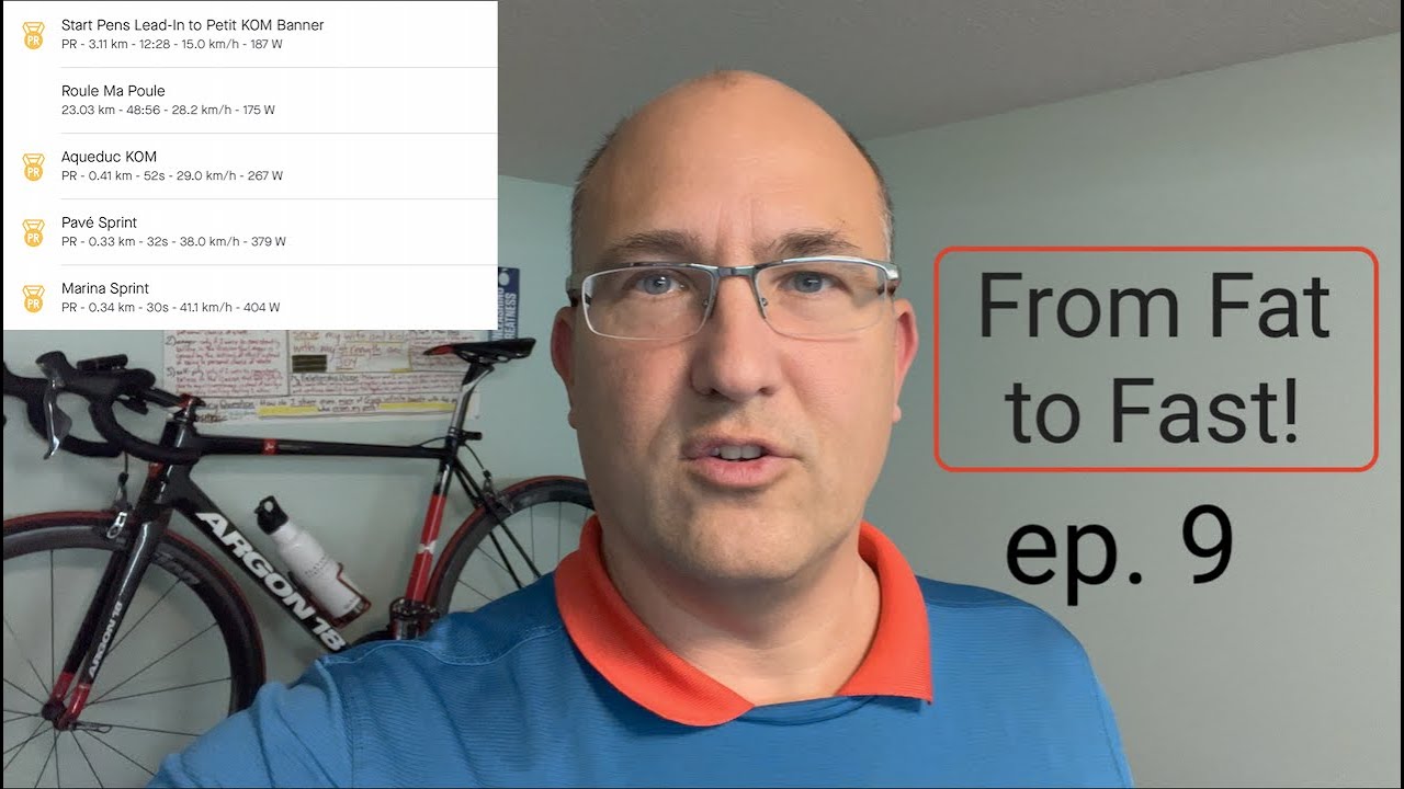 From Fat to Fast - 009 - I love cycling sprints in Zwift!