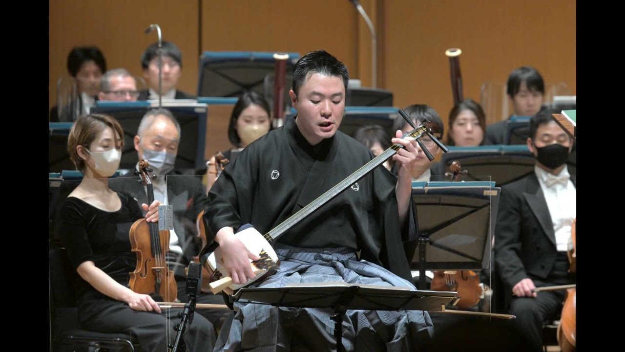 Sodehitchite （そでひちて）for shamisen and voice - Dai FUJIKURA (Hidejiro Honjoh, shamisen) LIVE recording