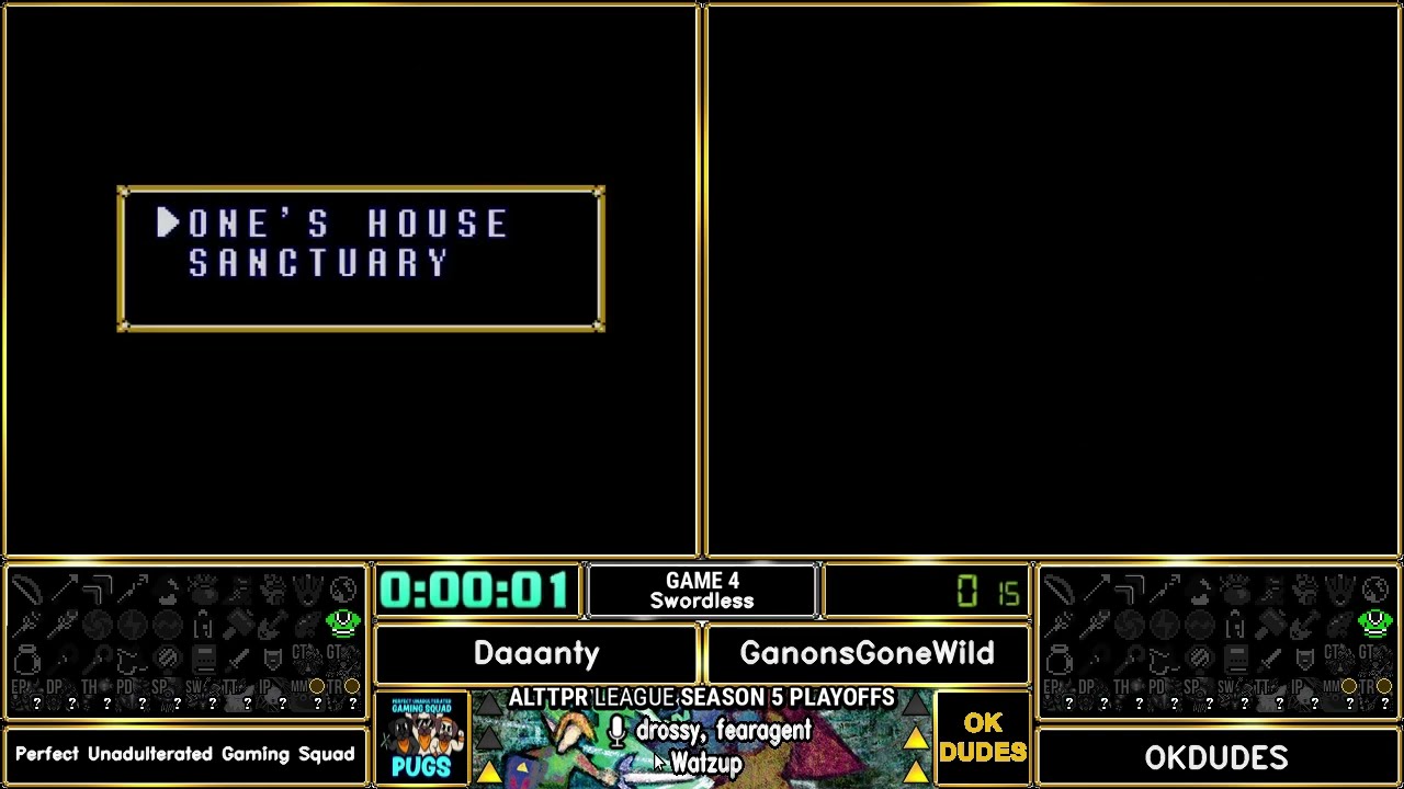 ALTTPR League - FINALS - Game 4 - Daaanty vs GanonsGoneWild