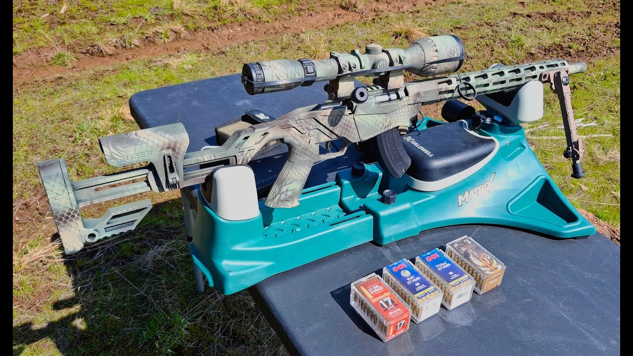 .17 HMR Ruger Precision Rifle gets ready for Idaho ground squirrels and jackrabbits.