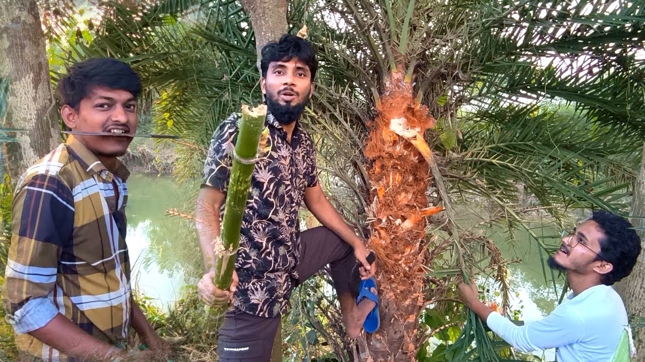 খেজুর গাছের রস খেতে গিয়ে যা হলো !