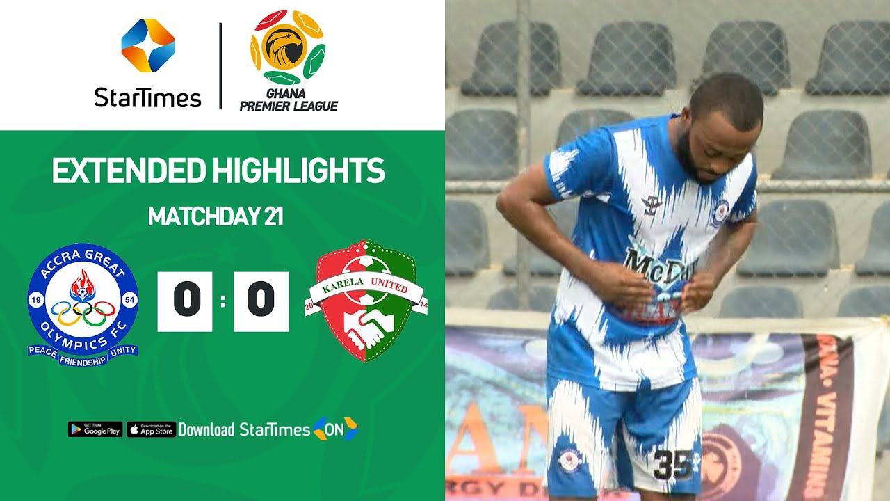 Accra Great Olympics 0-0 Karela United | Highlights | Ghana Premier League