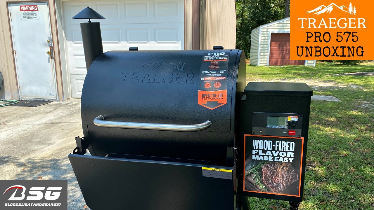 **TRAEGER PRO 575 UNBOXING** (PELLET GRILL) WOOD FIRED [VLOG] #TRAEGERNATION