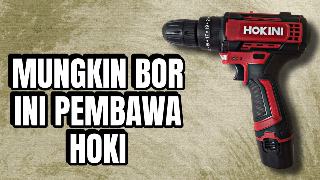 PENDATANG BARU HOKINI 12V IMPACT DRILL 