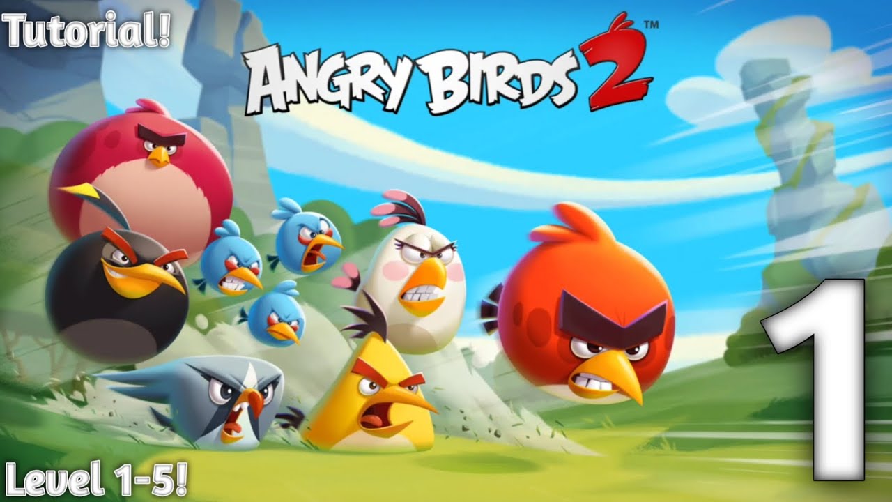 Tutorial, Level 1-5, Boss Fight: Chef Pig | Angry Birds 2 (Gameplay) | Episode 1