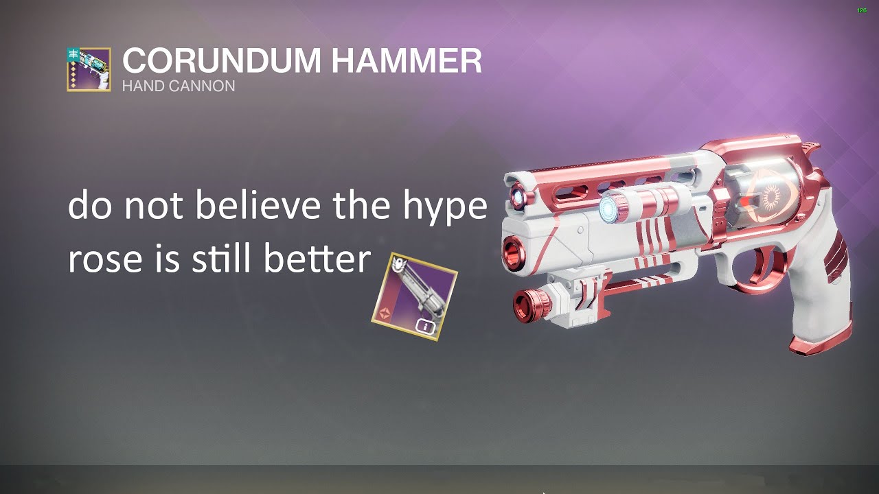 do not believe the hype around corundum hammer