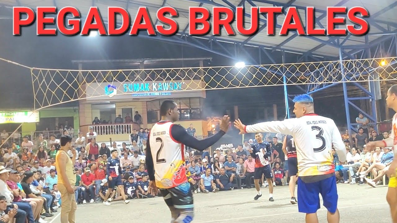 NEGRO CARLOS/ARENITA/EL LOCO MARIO VS JAVICO/MONO GIL ECUAVOLEY PARTIDAZO SE DIERON CON TODO