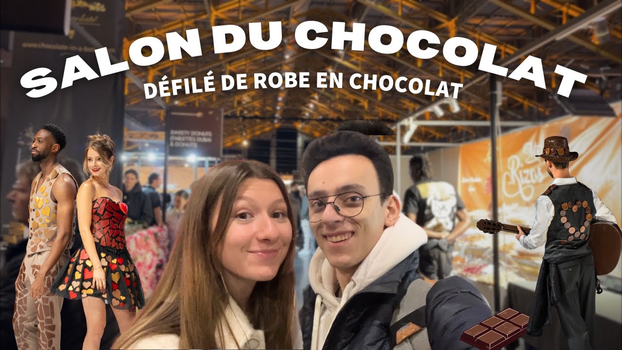 Salon du chocolat 2025 | Défilé de robe en chocolat et dégustation 🍫😋