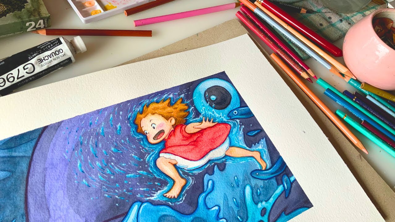 Ponyo ✨ Studio Ghibli Fan Art ✨