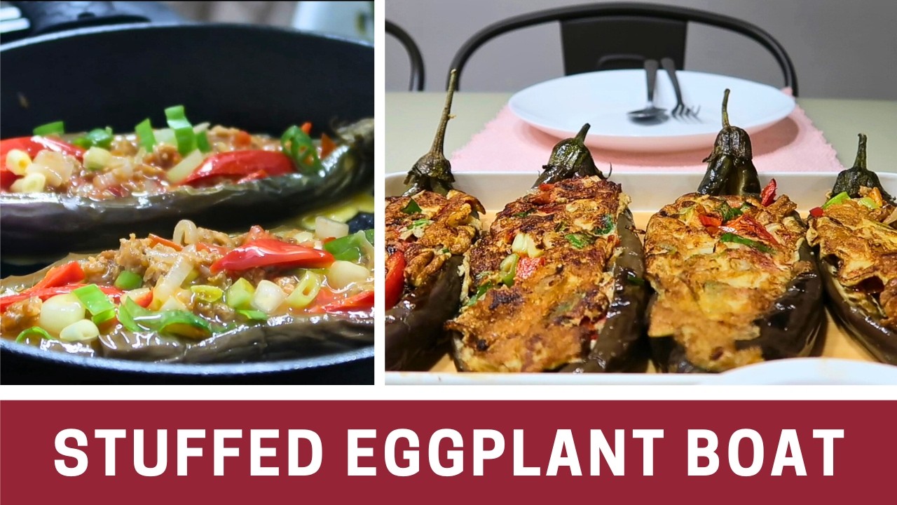 Turn Eggplant into THIS! Stuffed Eggplant Boats by Mai Goodness | Budget-Friendly Ulam Idea