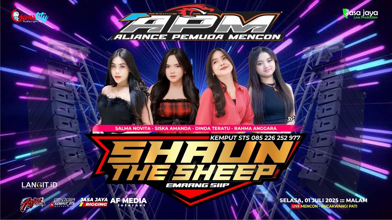 LIVE SHAUN THE SHEEP - HAPPY PARTY ALIANCE PEMUDA MENCON - PUCAKWANGI PATI | COUNSTITY AUDIO