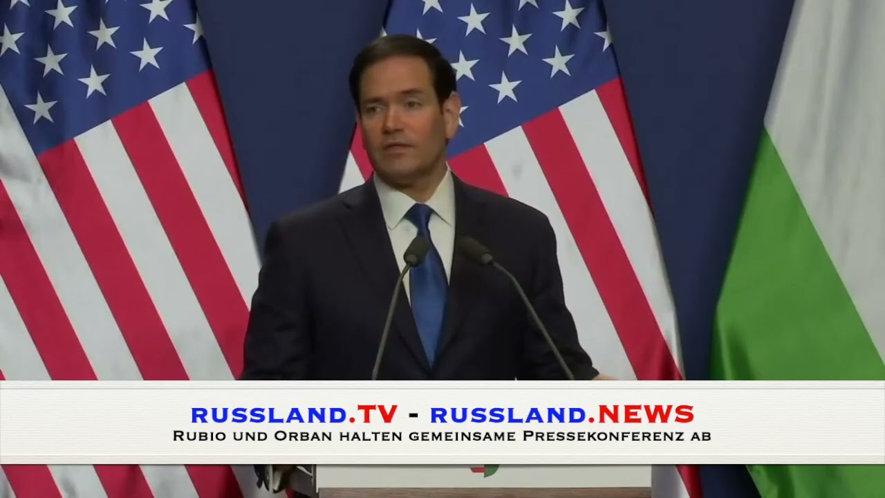 Rubio und Orban halten gemeinsame Pressekonferenz ab