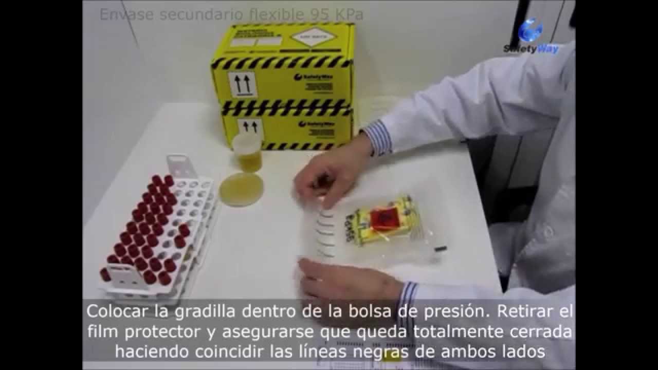 Medimail: envase secundario flexible 95 kPa (UN 3373) Instrucción de Embalaje P650