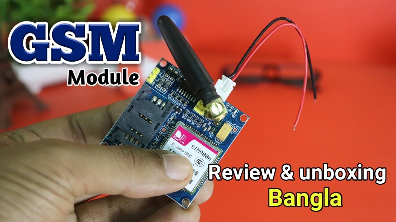 GSM SIM900A Module Review and Unboxing in Bangla