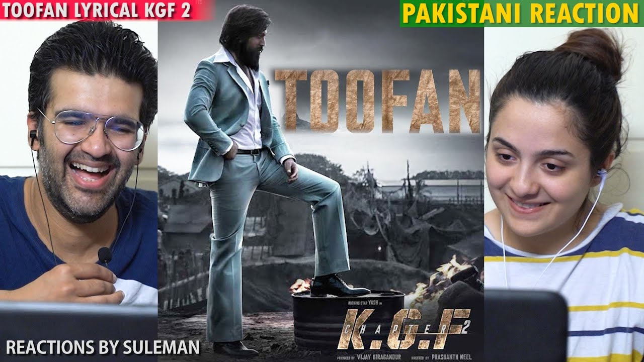 Pakistani Couple Reacts To Toofan Lyrical Hindi | KGF Chapter 2 | Rocking Star Yash |Prashanth Neel