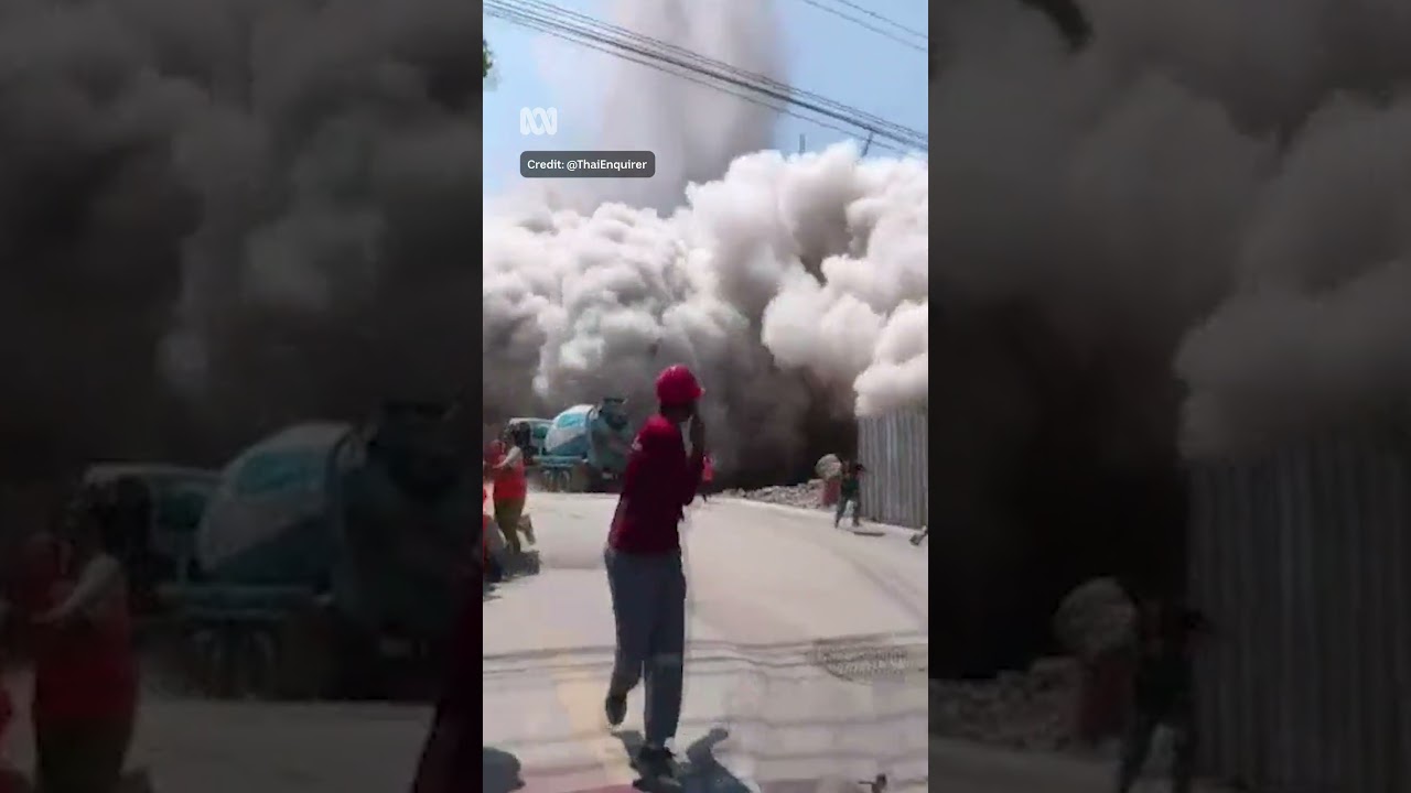 Skyscraper collapses in Bangkok after magnitude-7.7 earthquake hits Myanmar | ABC NEWS