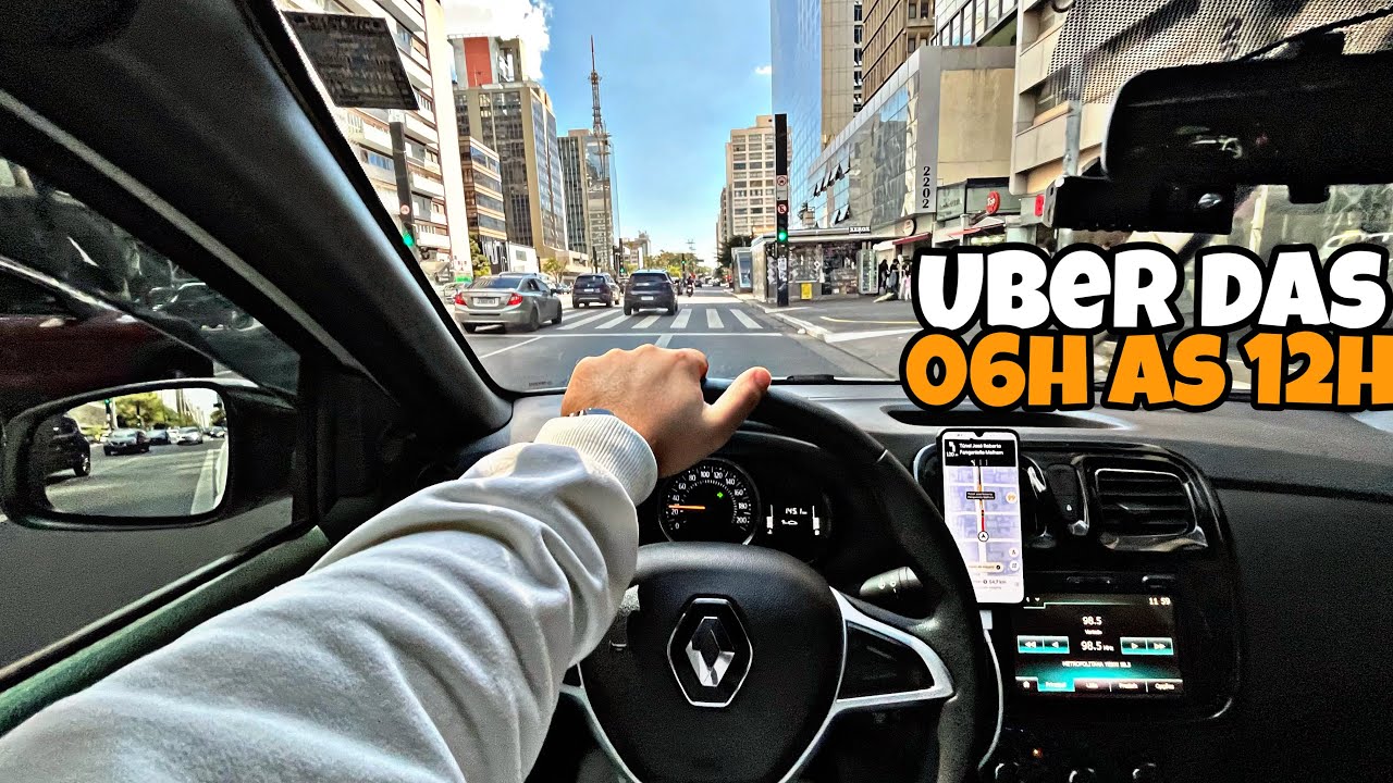 TRABALHAR 6 HORAS NA UBER VALE A PENA🤔