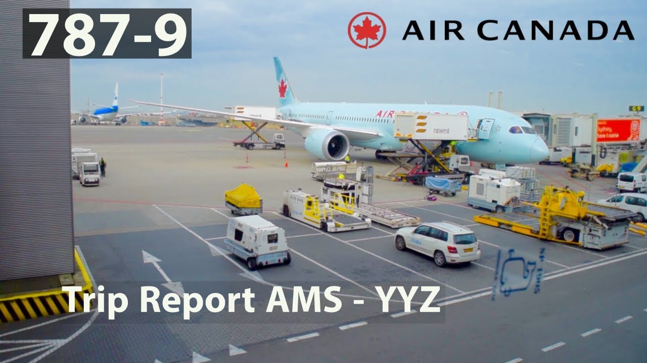 (HD) [TRIP REPORT] AIR CANADA B787-9 | ECONOMY CLASS!! | AMSTERDAM - TORONTO |  AC 825