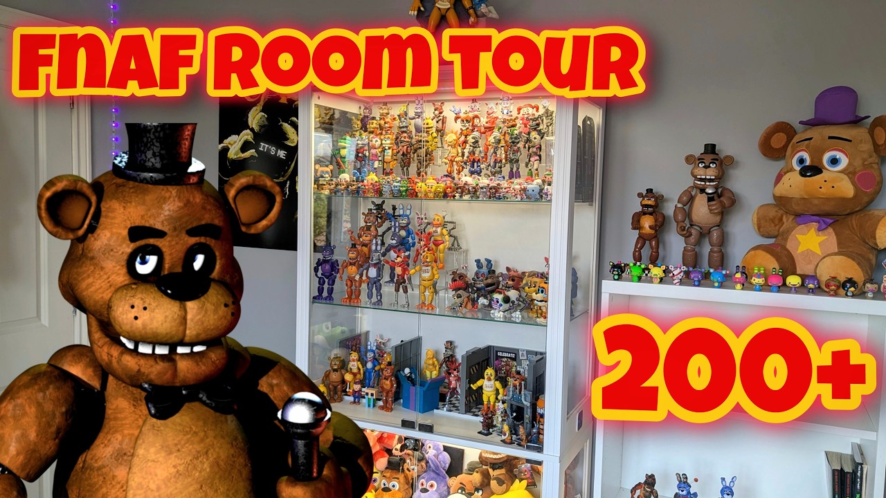 ОГРОМНЫЙ РУМ-ТУР С МЕРЧЕМ ПО FNAF 2026