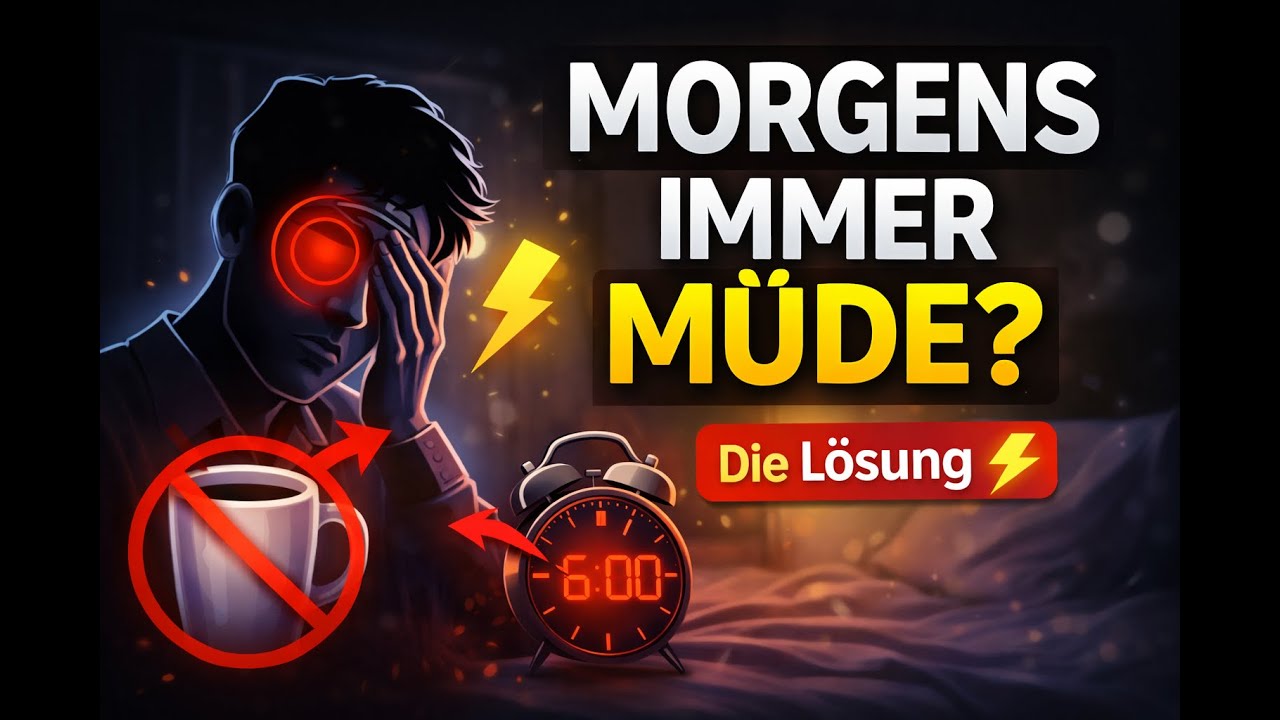Wie du morgens schneller und fitter aufstehst ⚡ Lifehack 🧠