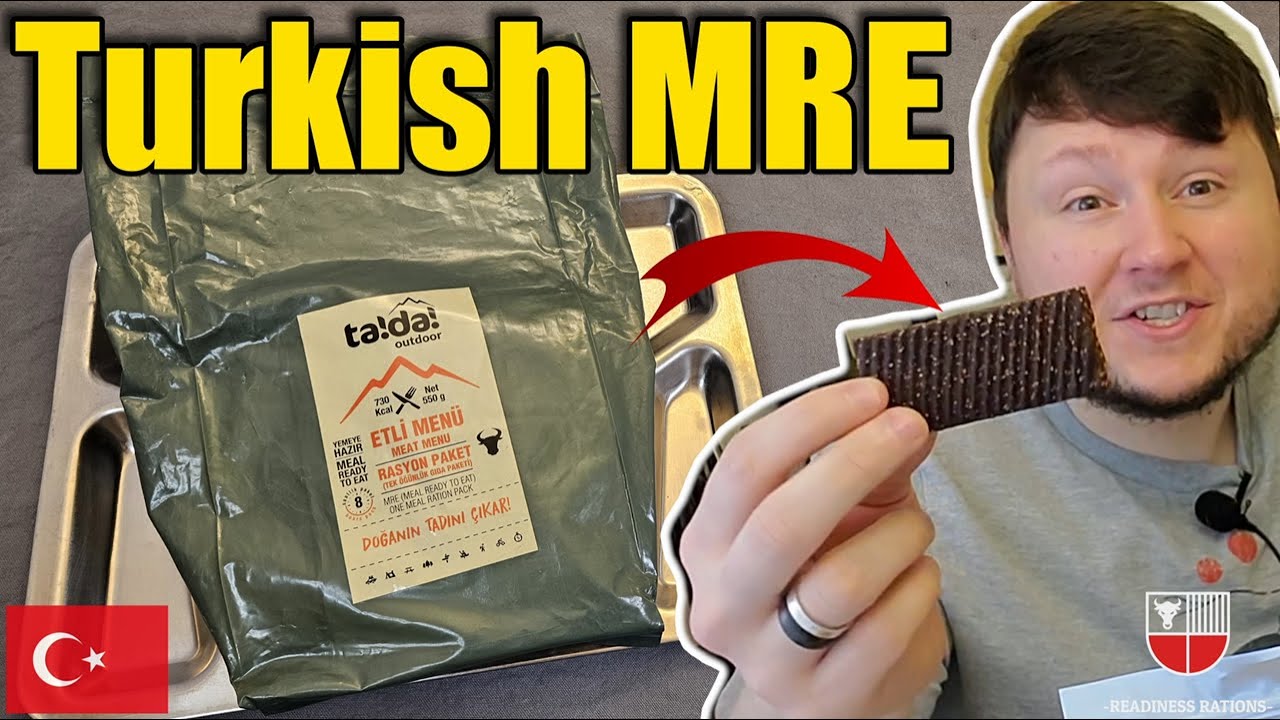 Обзор турецкого MRE (Ta!Da! Outdoor Ration) 🇹🇷 T&uuml;rkiye (Турция) 8-часовой обед, готовый к употреб...