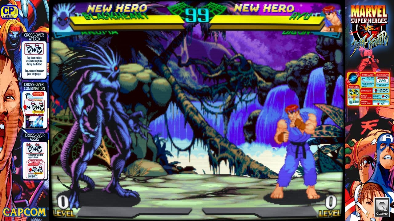Marvel Super Heroes vs. Street Fighter Arcade Music - Blackheart Theme (CPS-2)