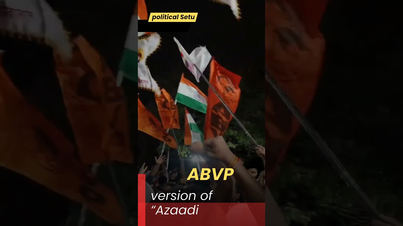 ABVP's version of "Azadi" was nice to hear with nationalistic songs