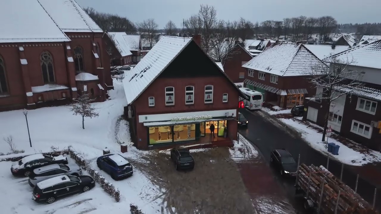 Winter-Wunderland Molbergen, Lindern und Umgebung.
