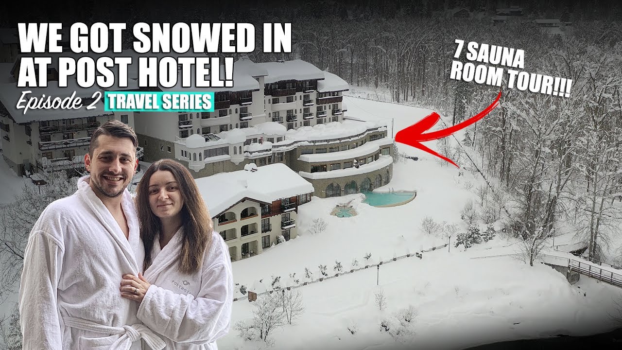 SNOW DAY At Post Hotel - Leavenworth WA + FULL 7 SAUNA ROOM TOUR