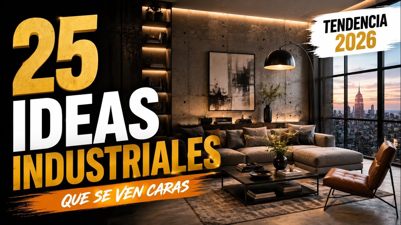 ✅25 IDEAS 👉 Estilo Industrial Tendencia 2025