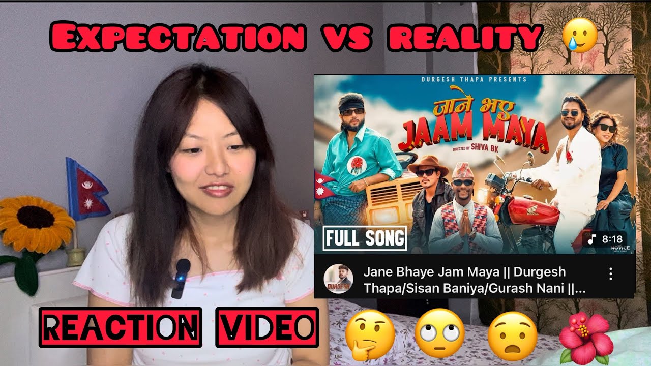 Reacting on Durgesh Thapa, Sisan Baniya & Gurash Nani official music video 🥲🌺🙏🏽🫶🏽