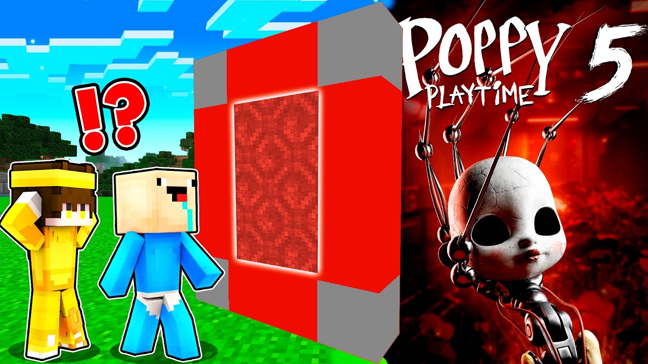 &iexcl;Encontramos un PORTAL al MUNDO de POPPY PLAYTIME 5 en Minecraft!