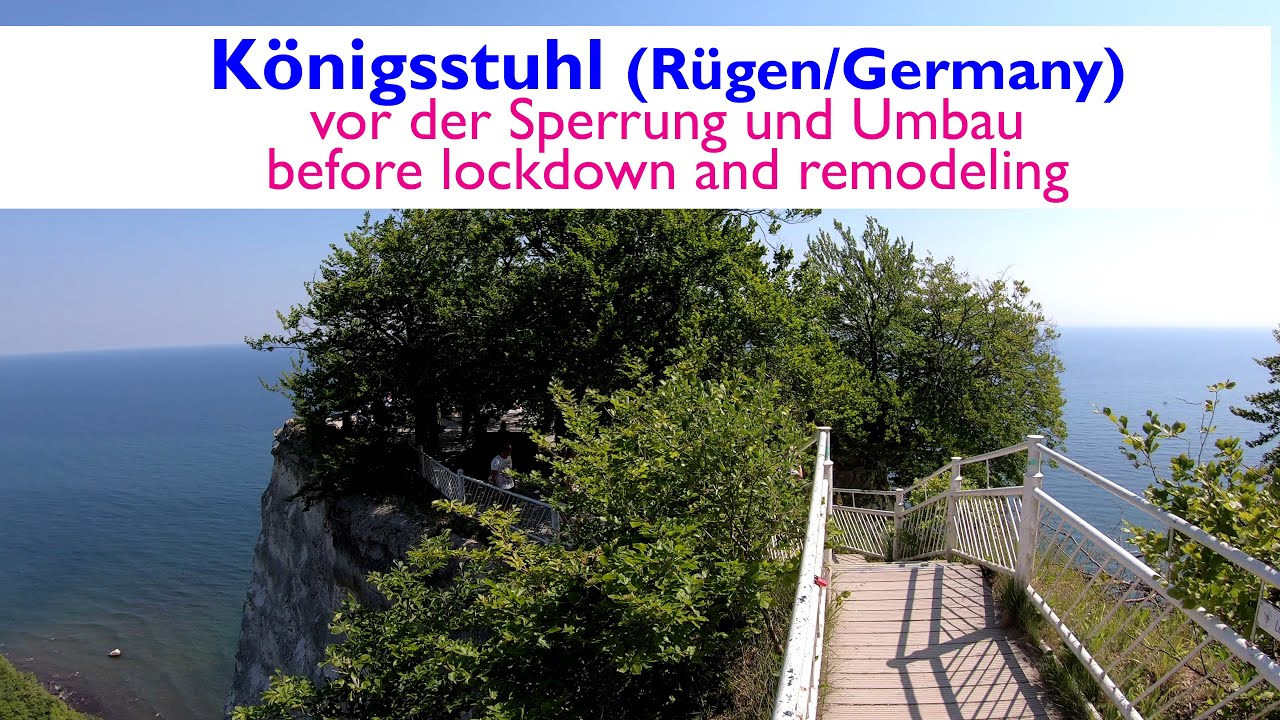 Königsstuhl (Rügen) Germany vor der Sperrung und Umbau