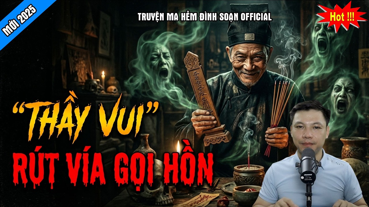 TRUYỆN MA ĐÌNH SOẠN : THẦY VUI RÚT VÍA GỌI HỒN | CHUYỆN MA MC ĐÌNH SOẠN