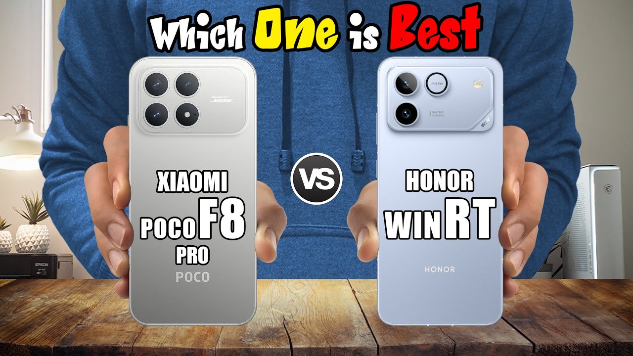 XIAOMI POCO F8 PRO vs HONOR WIN RT