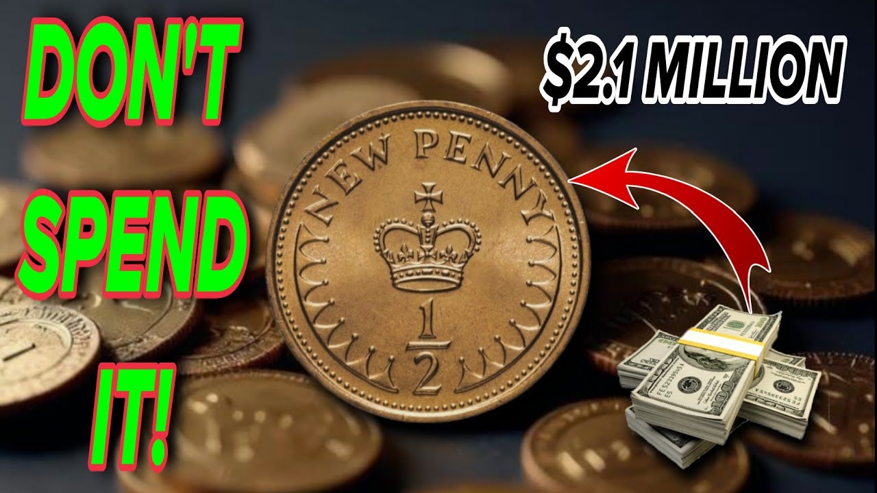 &lrm;1971 Elizabeth II Half Penny Coin Value & History | Rare UK Coin Collectors Guide.