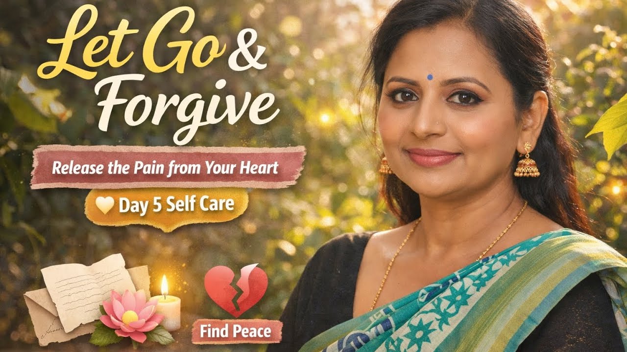  # Day-5  ನೋವುನ್ನು ಹಿಡಿದುಕೊಂಡು ಬದುಕು ಬೇಡ... Let go & heal. ಹಳೆಯ ನೋವನ್ನು ಇಂದು ಬಿಡಿ.